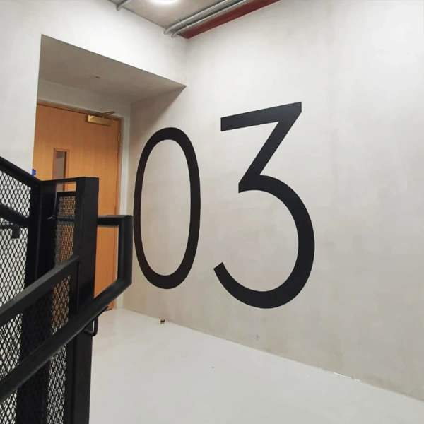  Cut Vinyl Stairwell